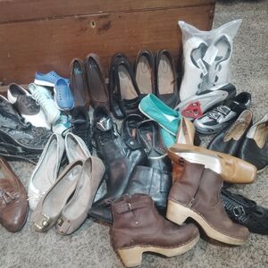 Men's Brown Leather Athletic Shoes